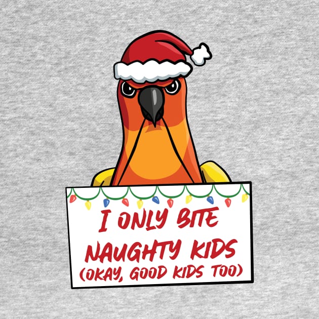 Only Bite Naughty Kids Sun Conure by punkburdarts